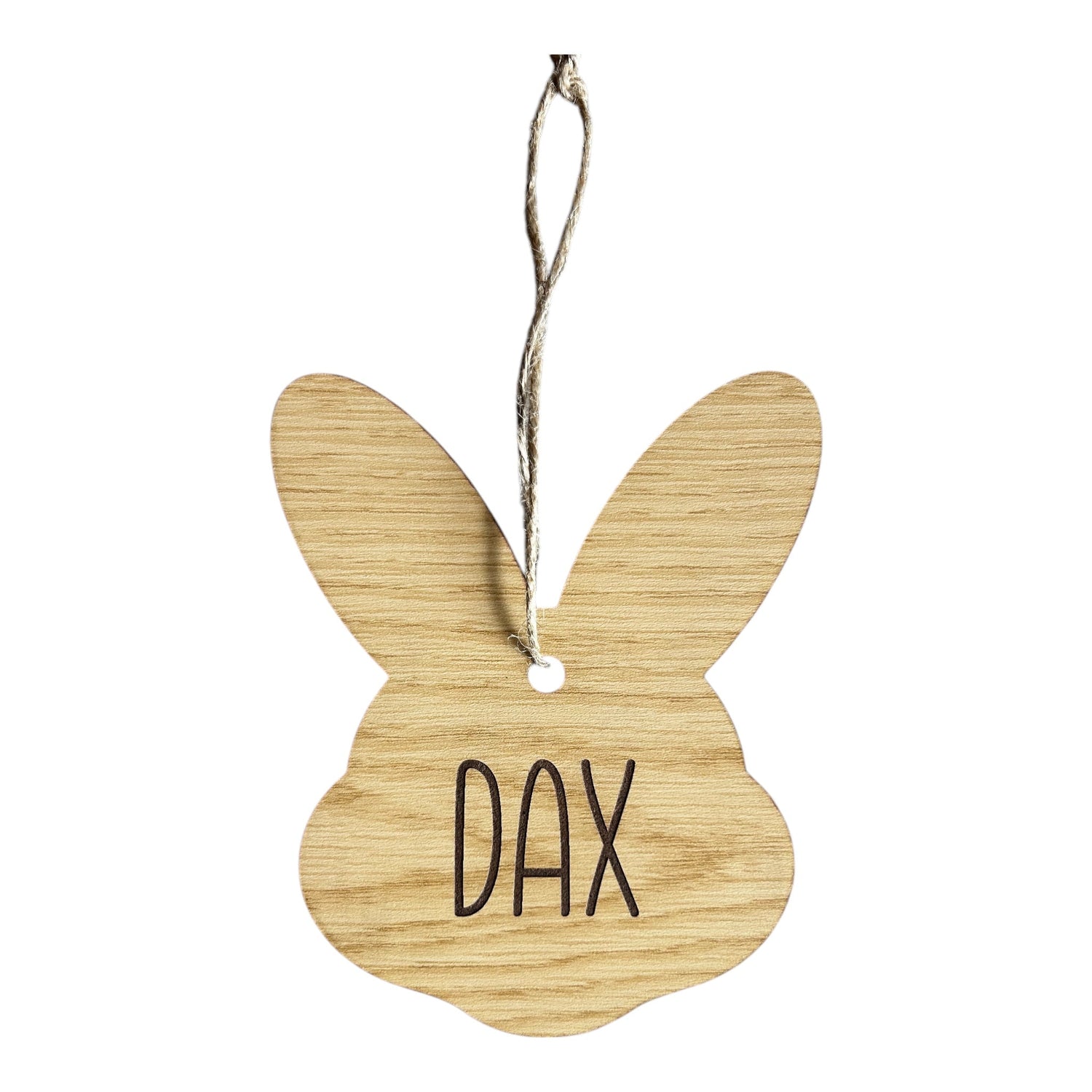 Custom Engraved Easter Basket Name Tag - Free Shipping