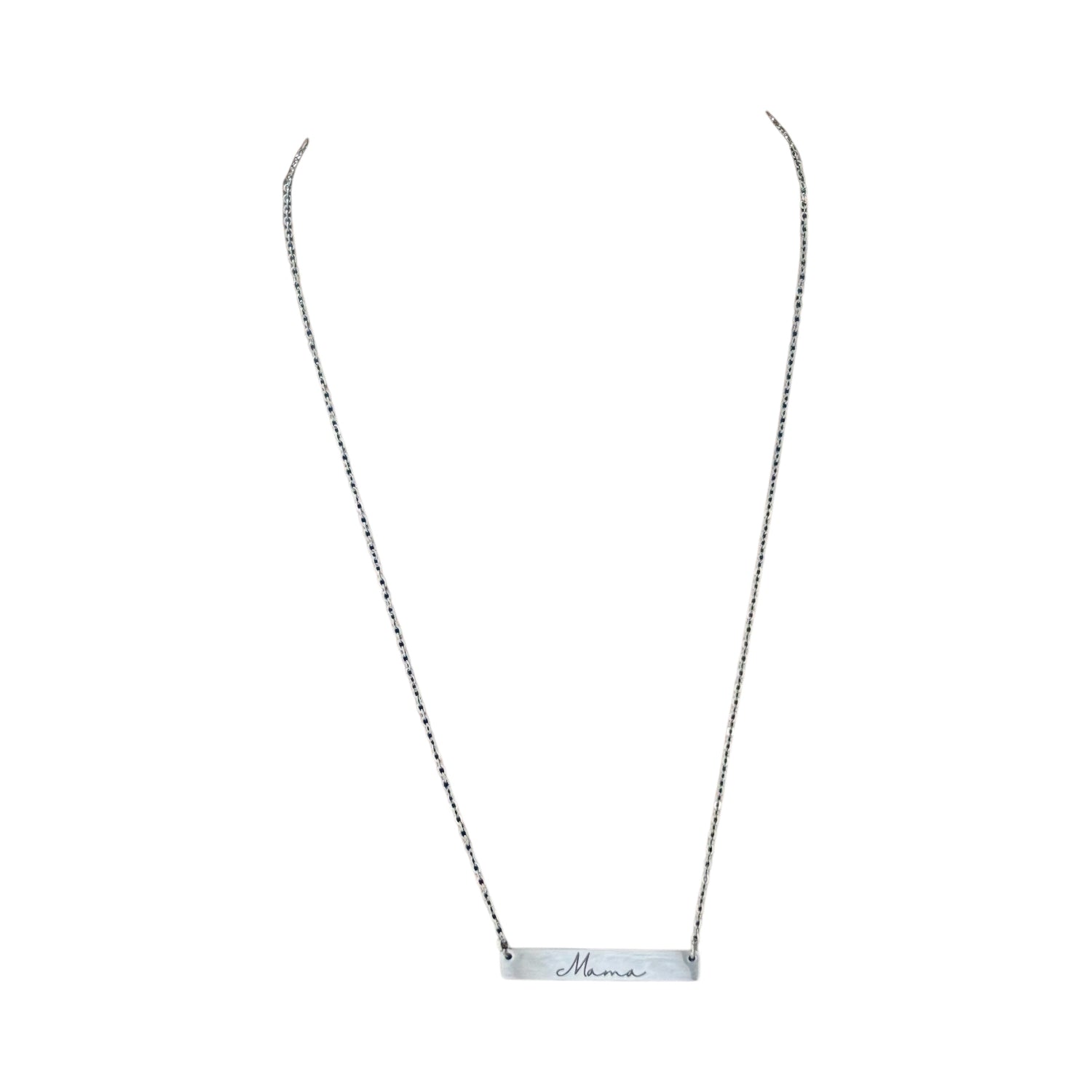 Custom Engraved Bar Necklace - Free Shipping