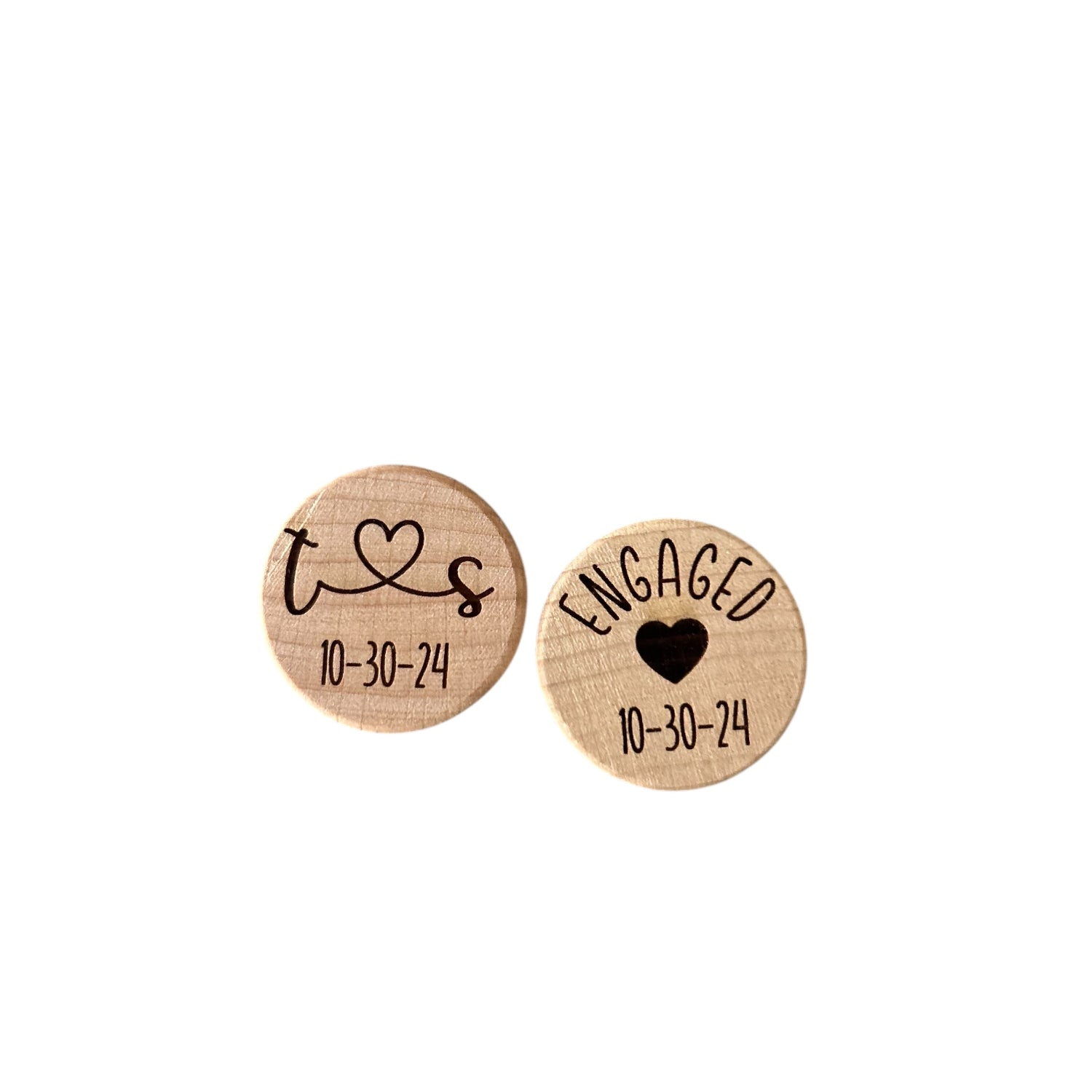 Custom Engraved Wine Stoppers - Set of 2