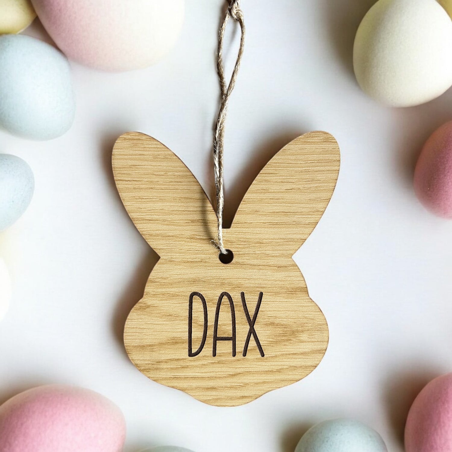 Custom Engraved Easter Basket Name Tag - Free Shipping