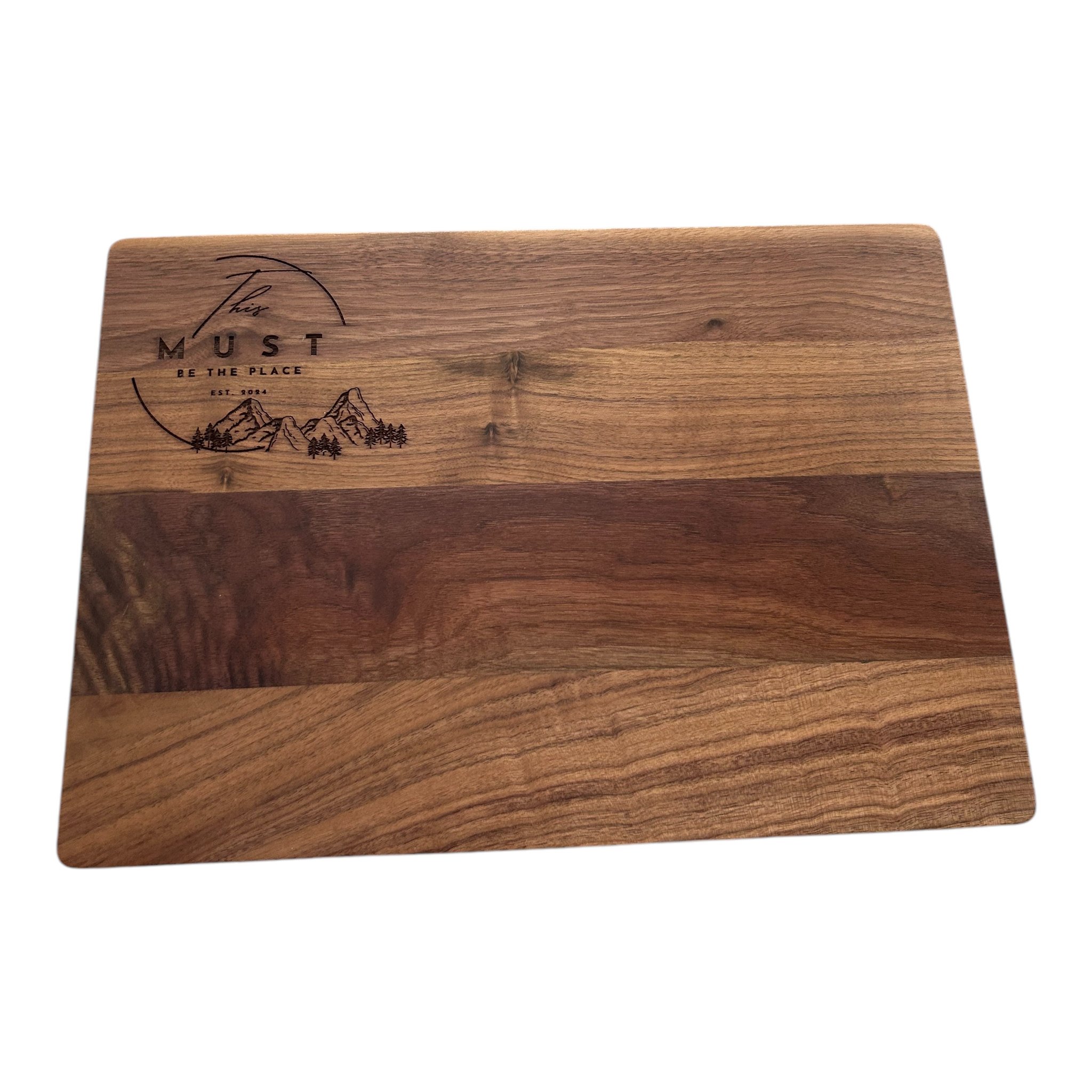 Custom Engraved Walnut Cutting Board